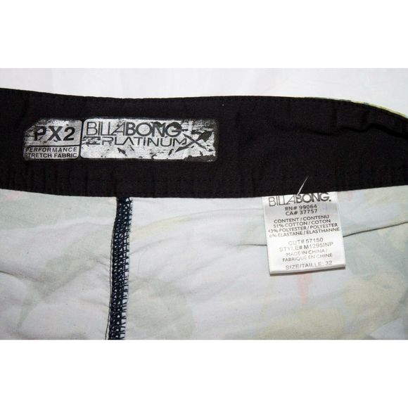 Billabong Platinum X PX2 Board Shorts Swim Trunks - Picture 5 of 5